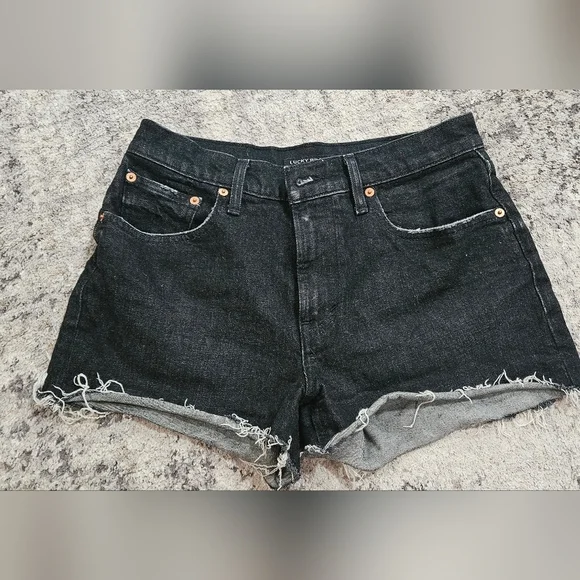 Lucky Brand Black Jean Shorts for Women - Picture 1 of 5
